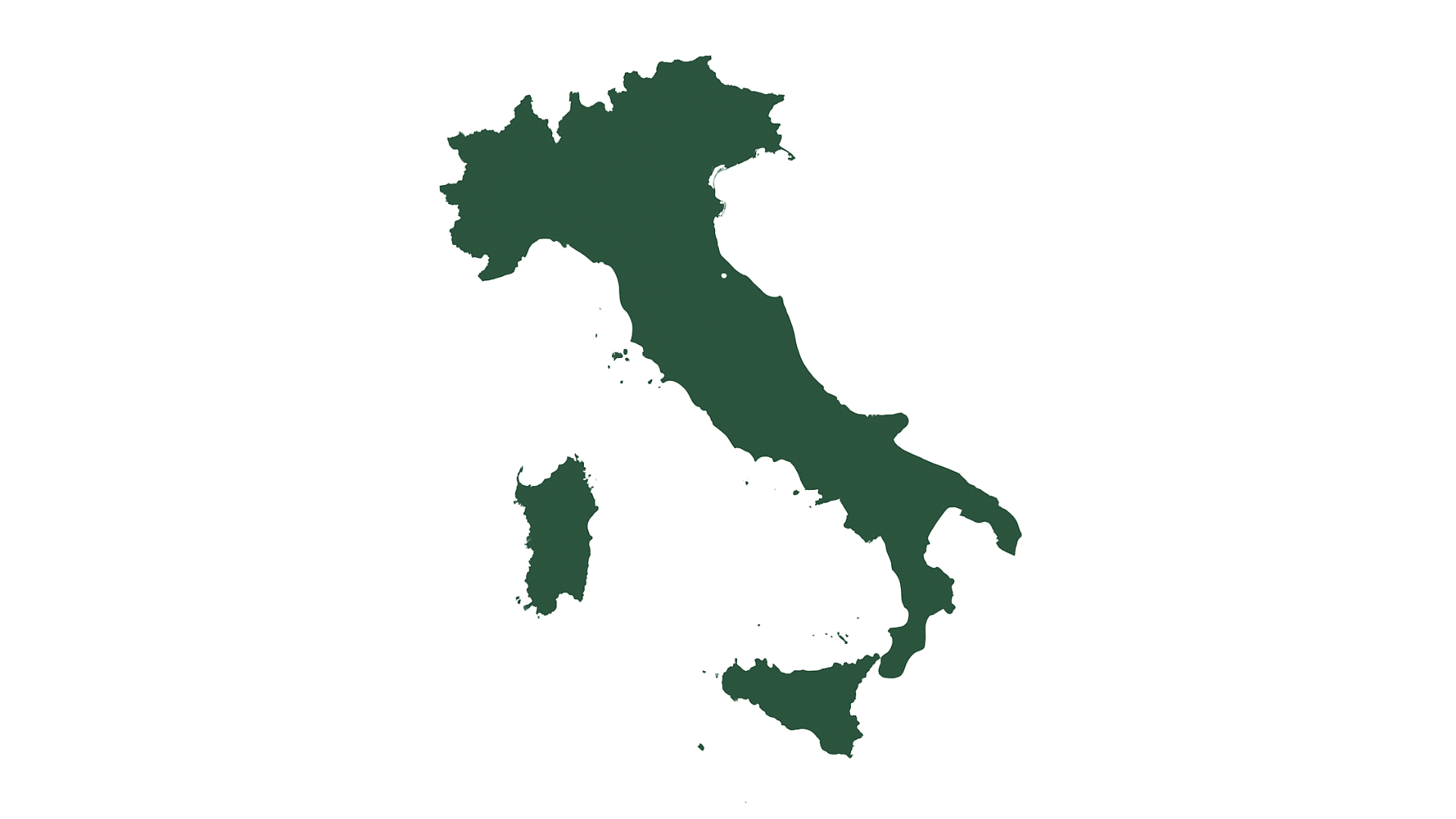 Carte Italie verte