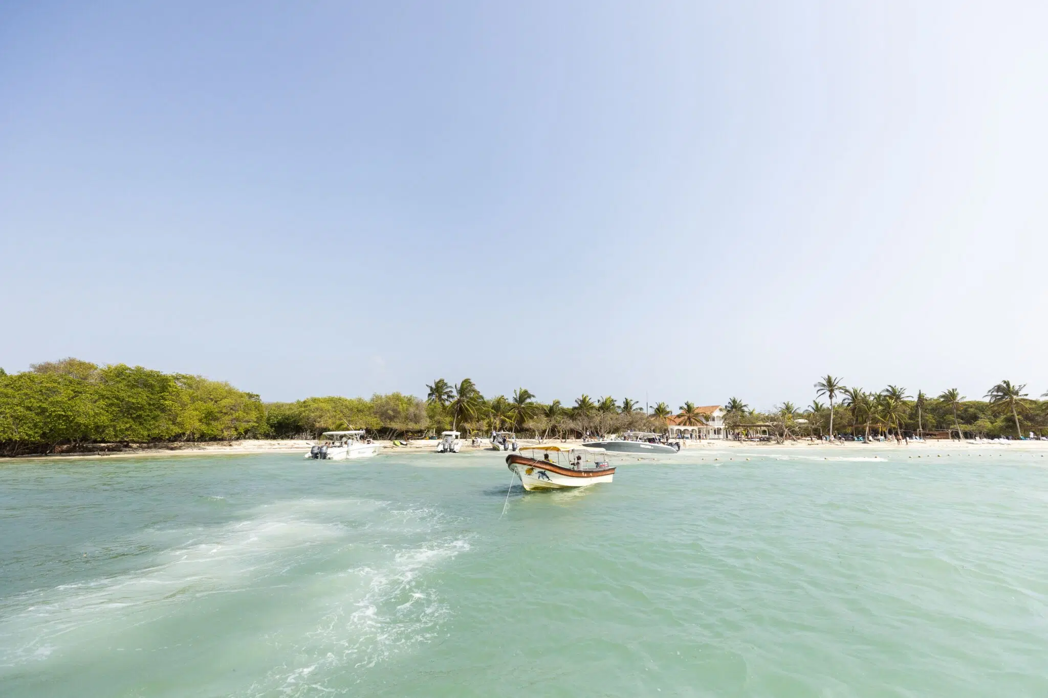 Les Iles du Rosaires en bateau depuis Carthagène
