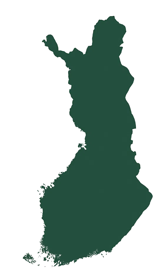 carte de la finlande